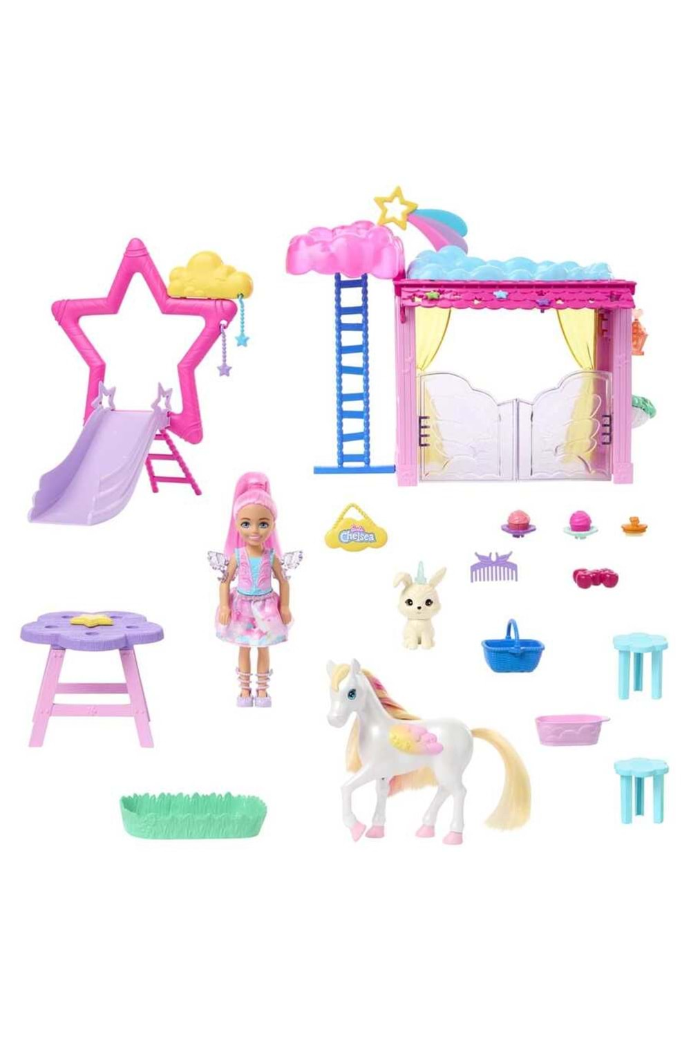 Barbie A Touch Of Magic Chelsea ve Pegasus Oyun Seti HNT67