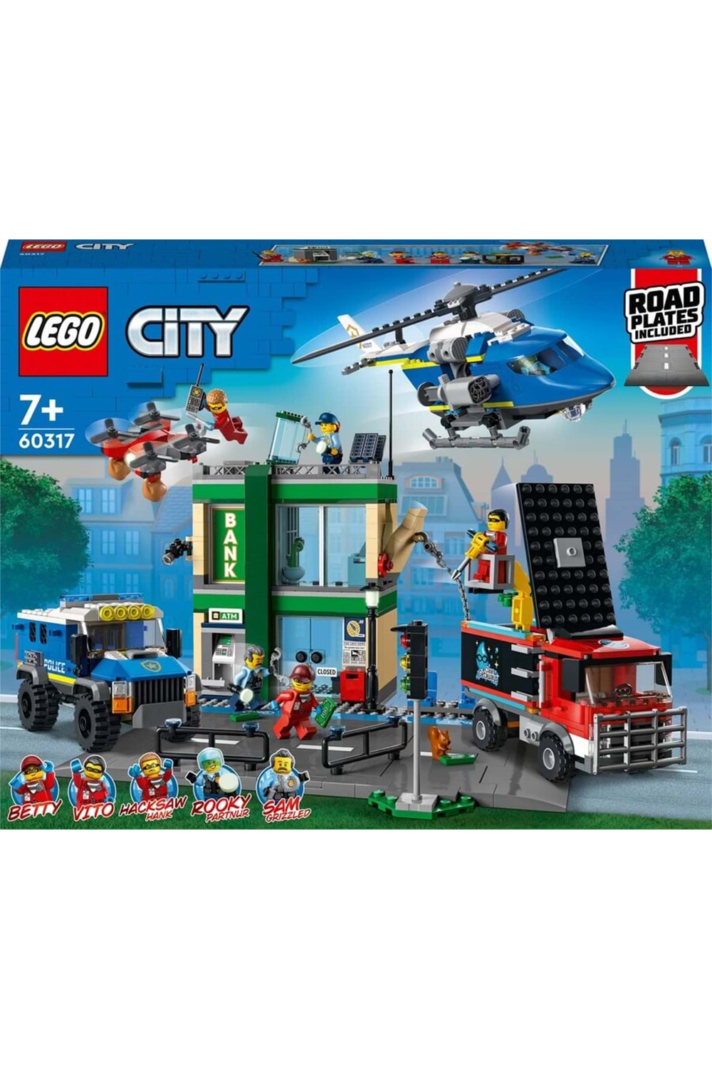 Lego City Bankada Polis Takibi 60317