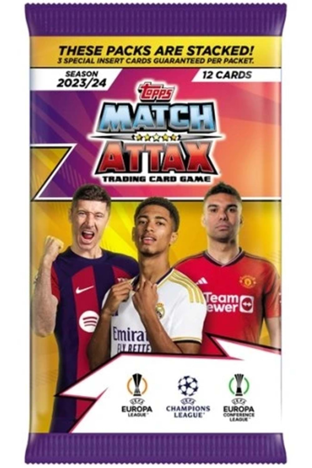 UEFA Şampiyonlar Ligi 23-24 Sezonu Match Attax Futbolcu Kartları