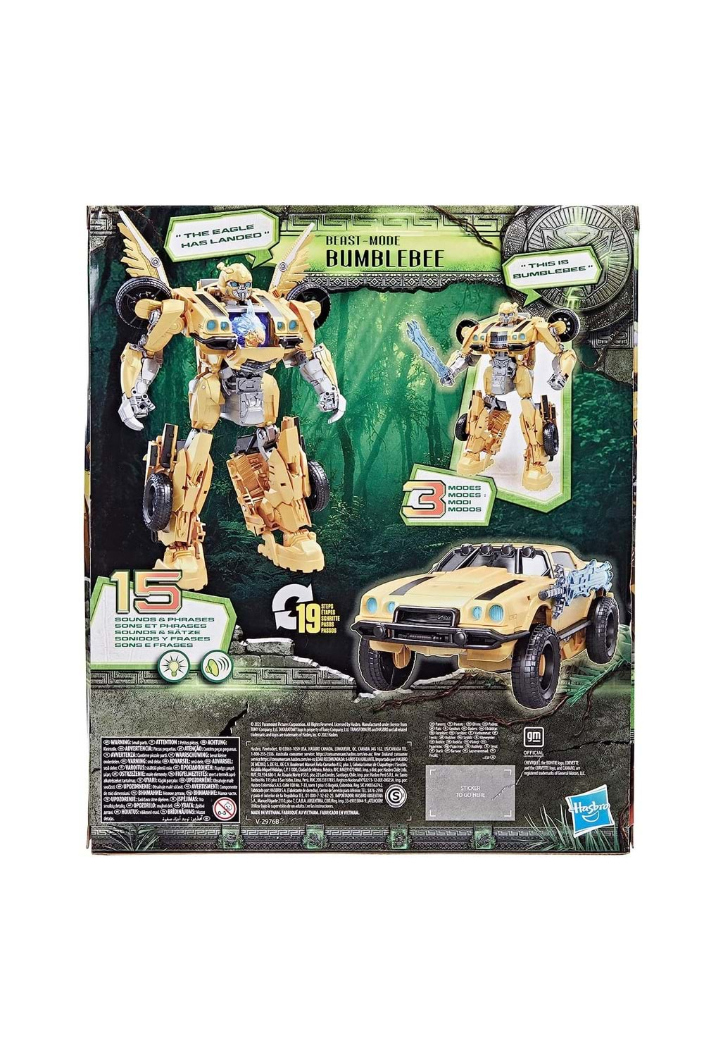 Transformers Rise Of The Beasts Beast Mode Bumblebee F4055