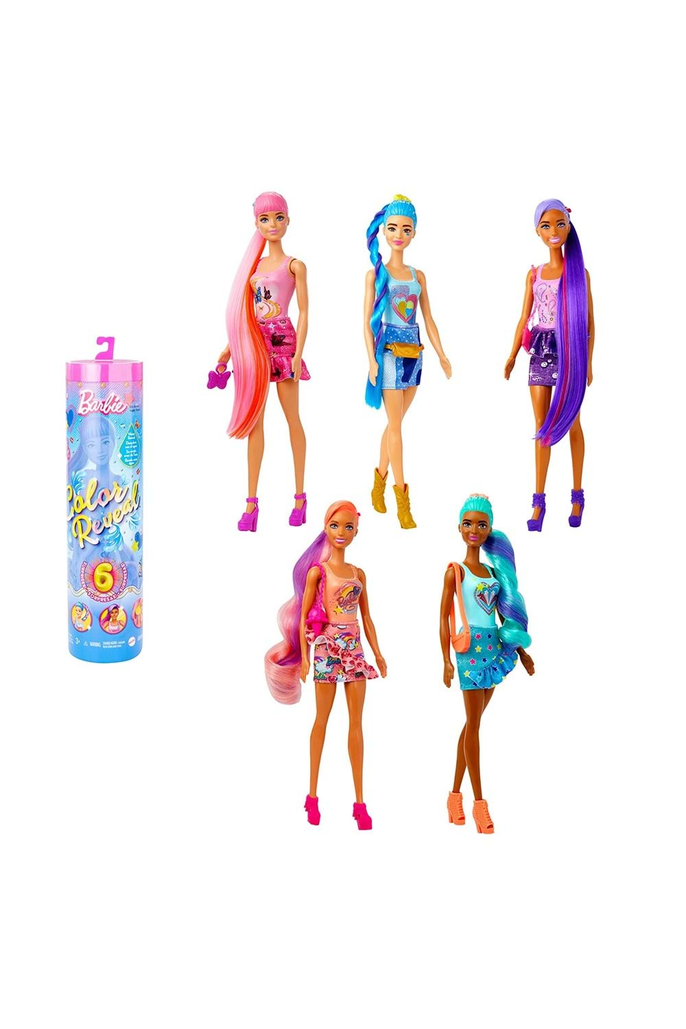 Barbie Color Reveal Renk Değiştiren Sürpriz Barbie HJX55