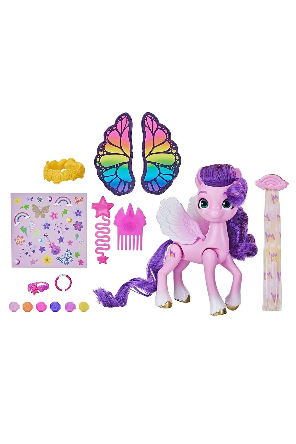 My Little Pony Bridlewoodstock Günün Stili Figür Princess Petals F6453