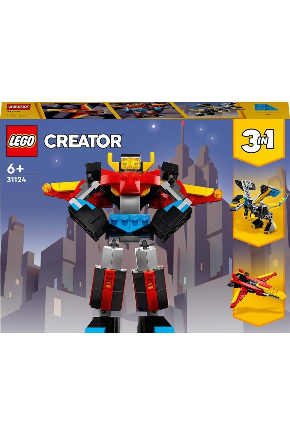 Lego Creator Süper Robot 3 in 1 31124