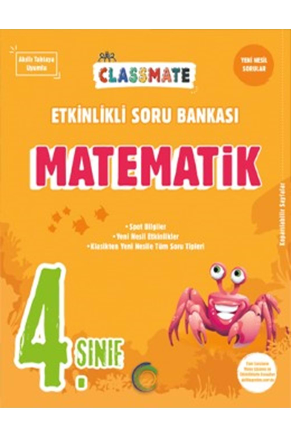 4. Sınıf Matematik Etkinlikli Classmate Soru Bankası