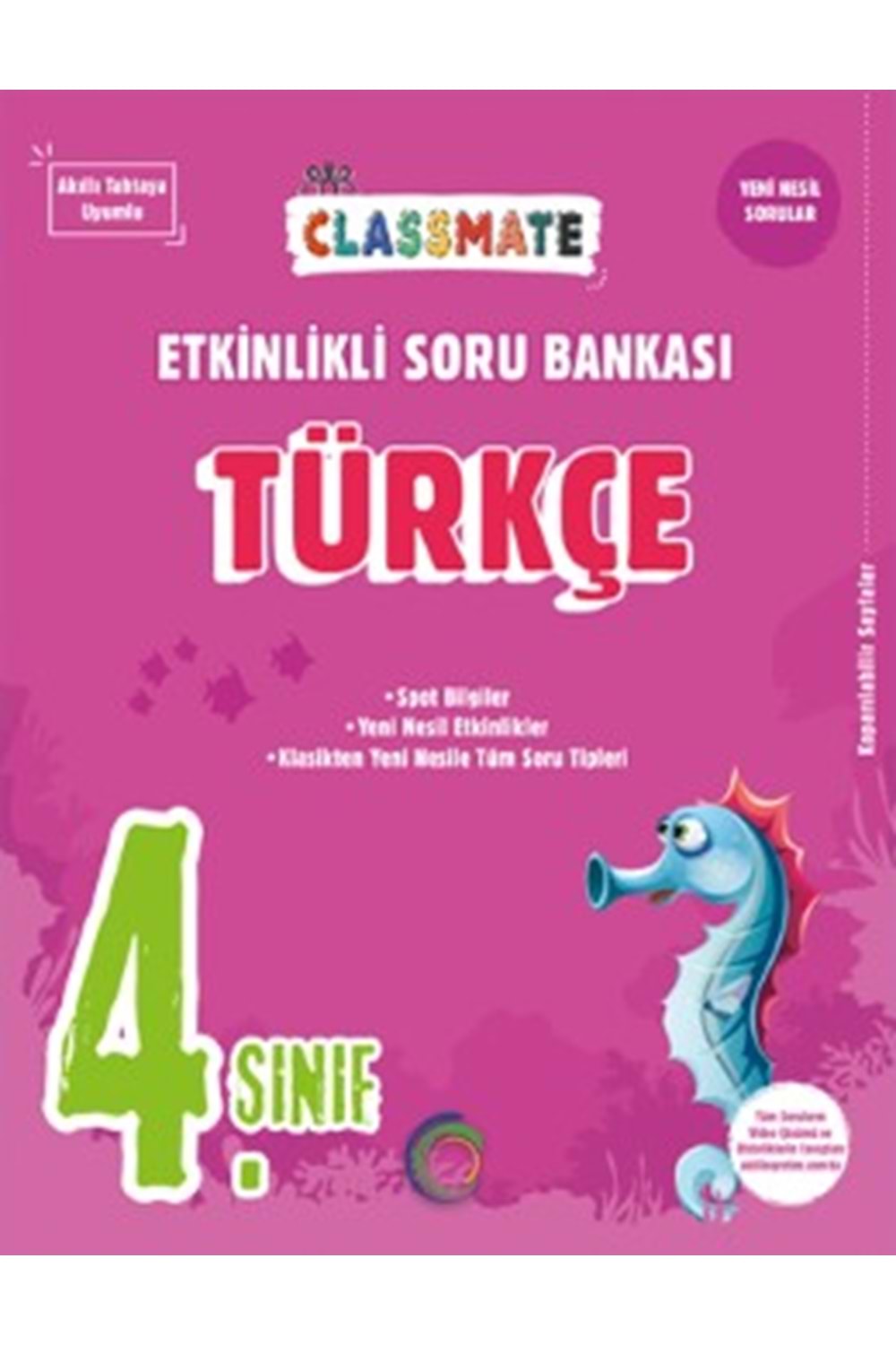 4. Sınıf Türkçe Etkinlikli Classmate Soru Bankası