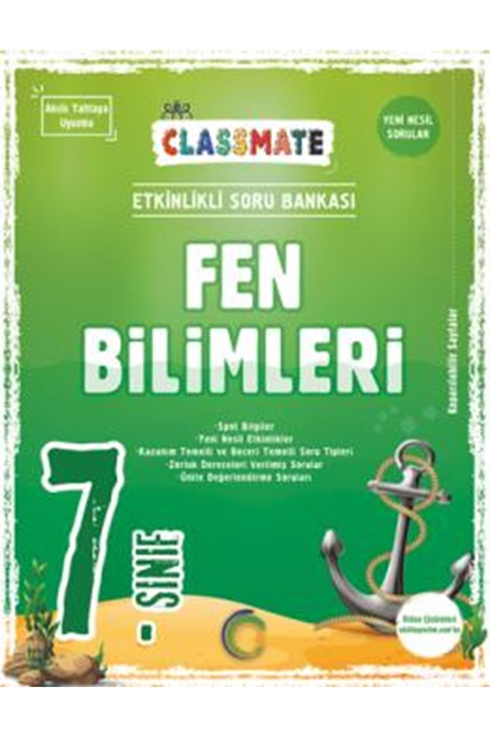 7. Sınıf Fen Bilimleri Etkinlikli Classmate Soru Bankası