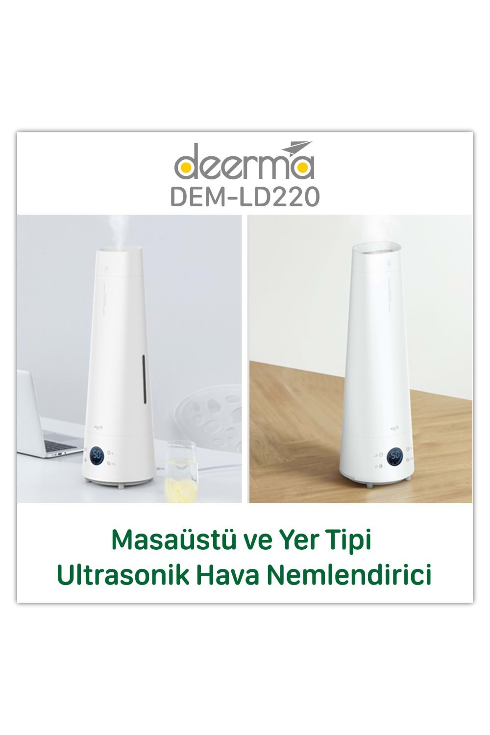 Deerma Ultrasonik Hava Nemlendirici LD220