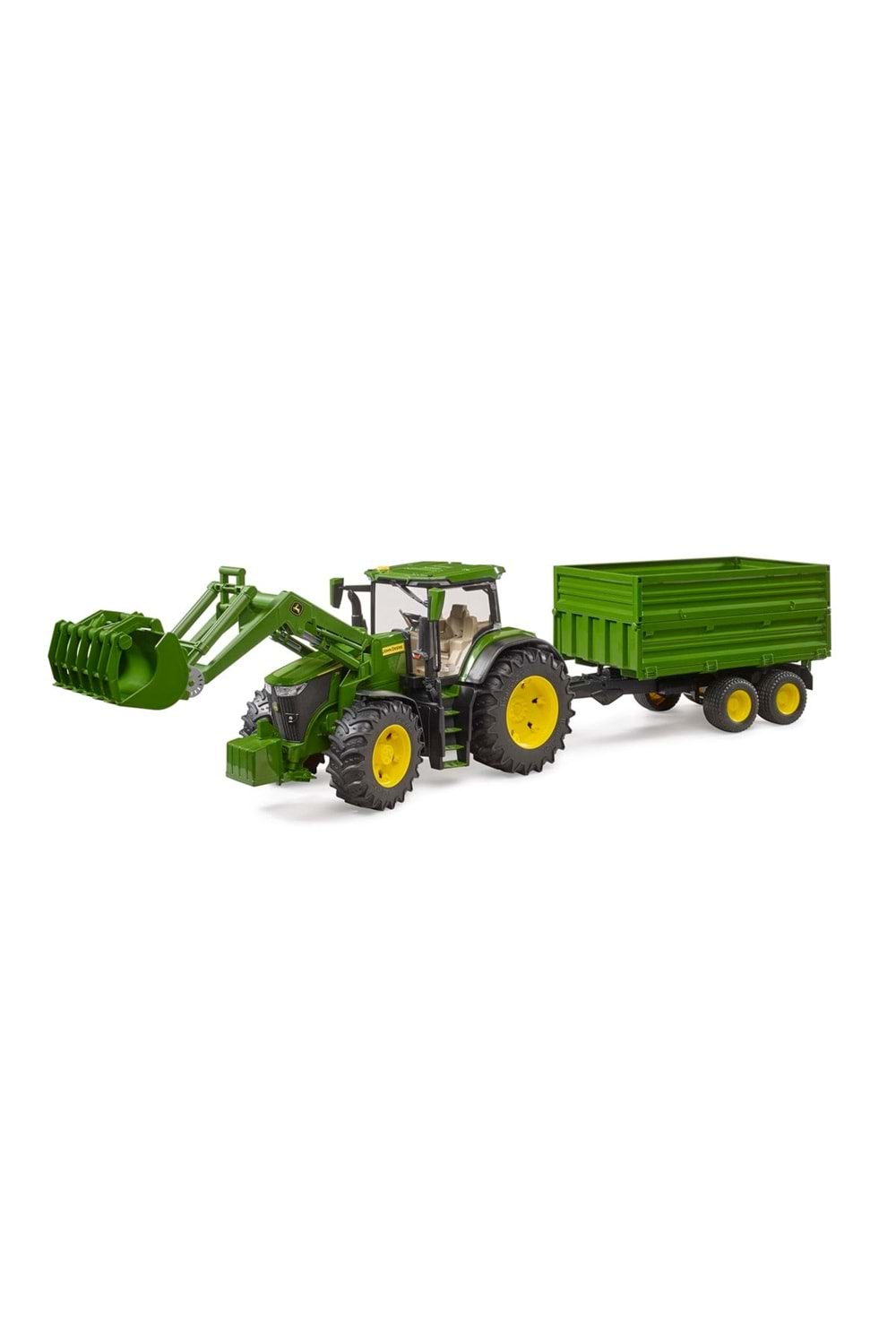 Bruder John Deere 7R 350 Kepçeli Traktör Ve Römork 03155