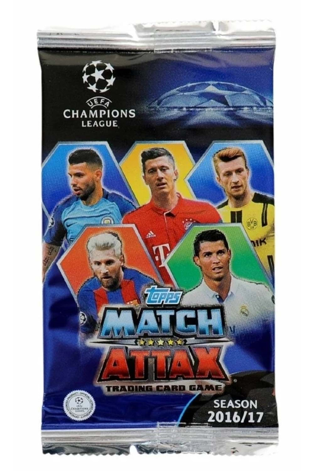 UEFA Şampiyonlar Ligi 16-17 Sezonu Match Attax Futbolcu Kartları