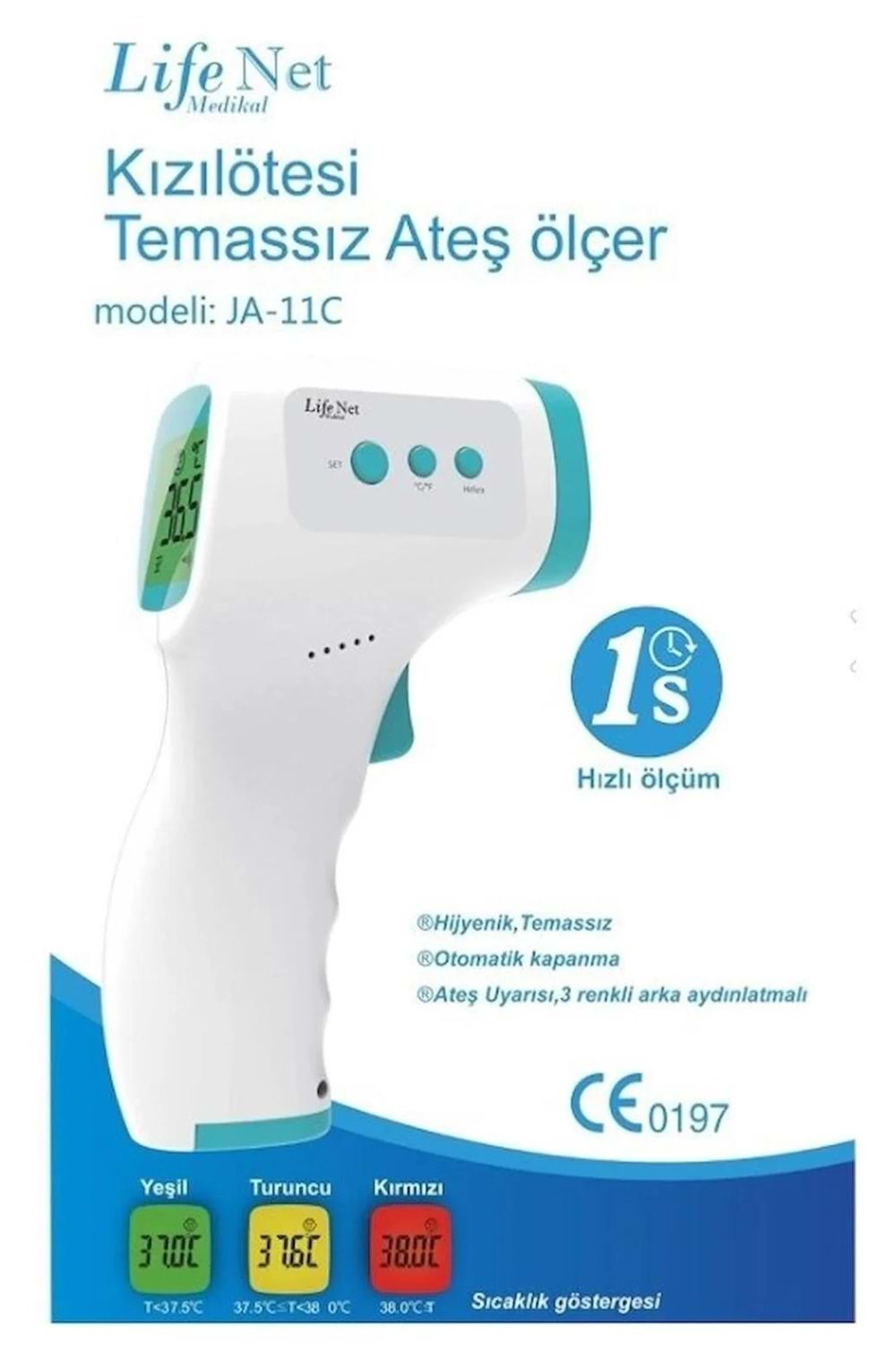 Life Net Temassız Ateş Ölçer JA-11C