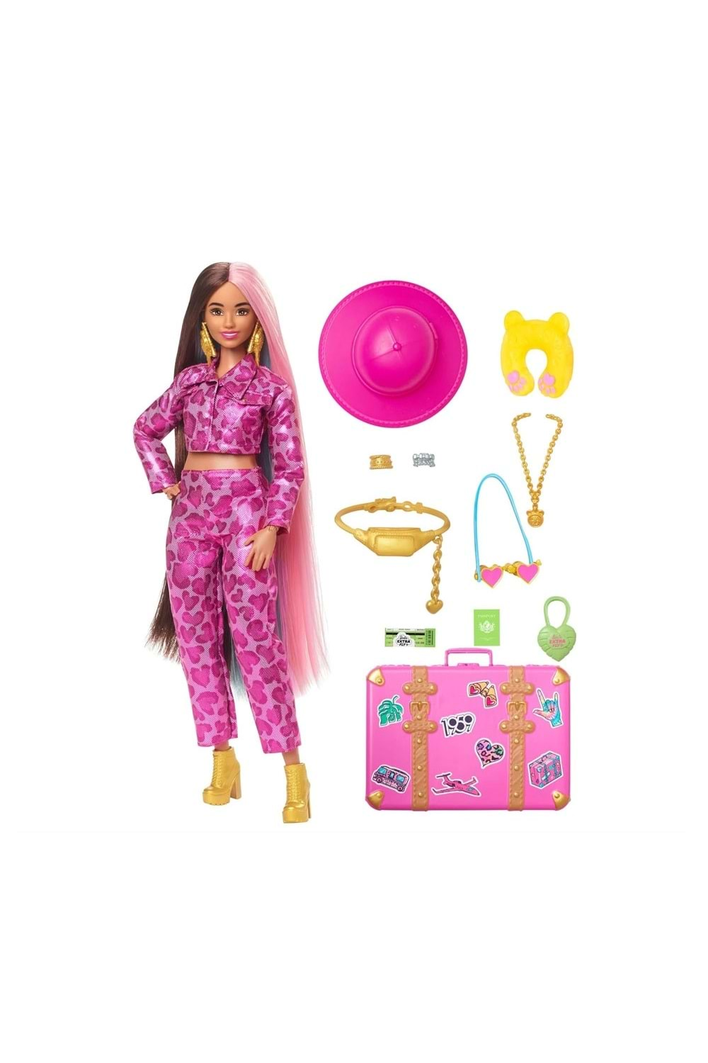 Barbie Extra Seyahat Bebekleri Safari Temalı HPT48