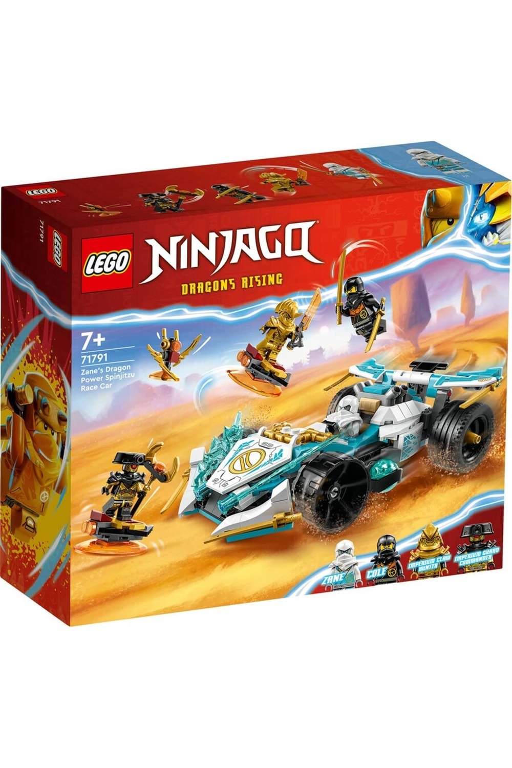 Lego Ninjago Zane'in Ejderha Gücü Spinjitzu Yarış Arabası * 71791