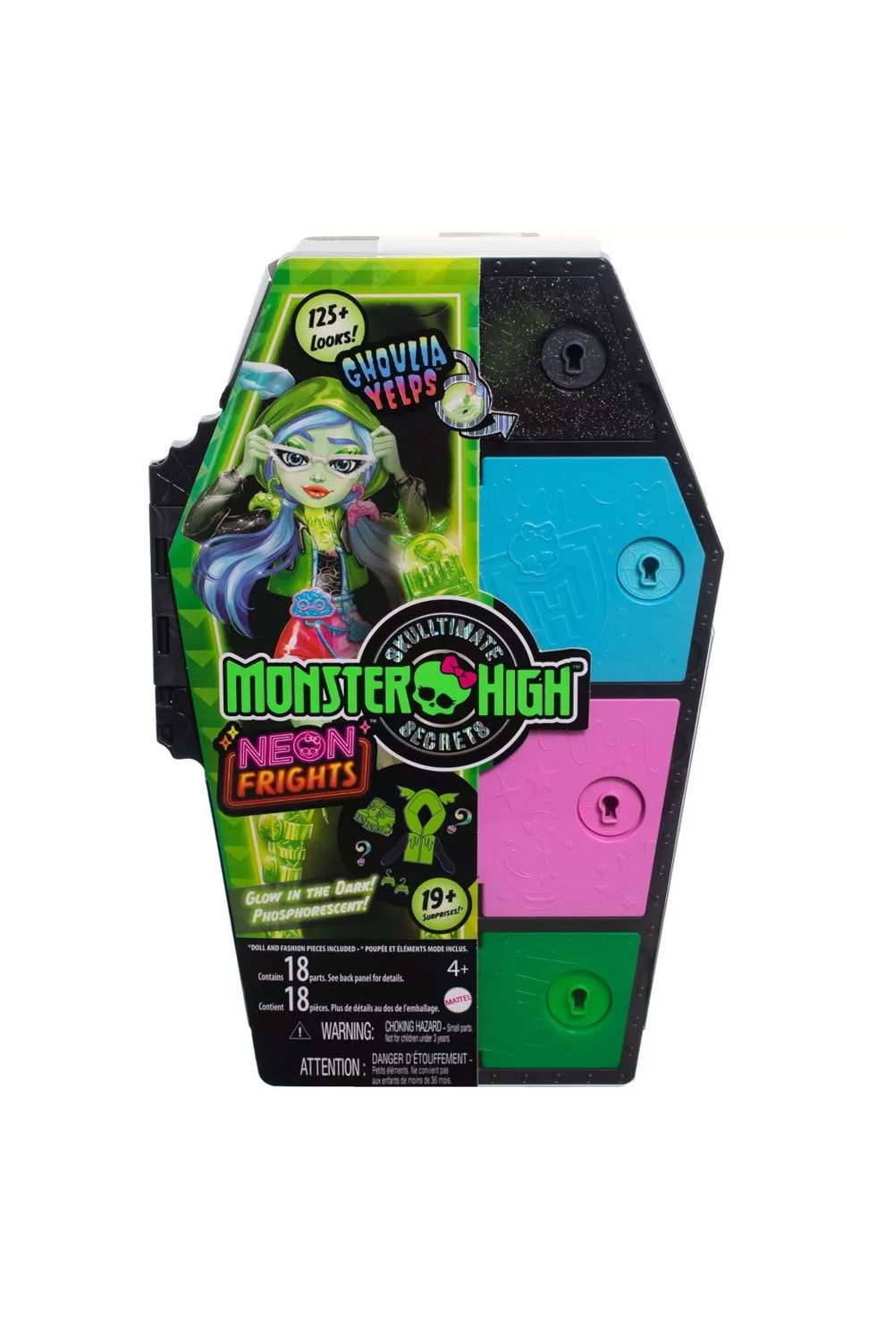 Monster High Neon Frights Ghouliayelps HNF81