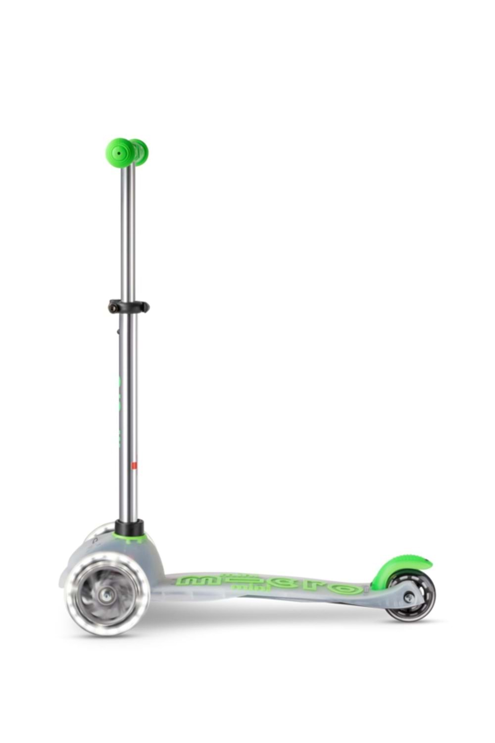 Micro Scooter Mini Deluxe Flux Neon Yeşil Işıklı Teker MMD201