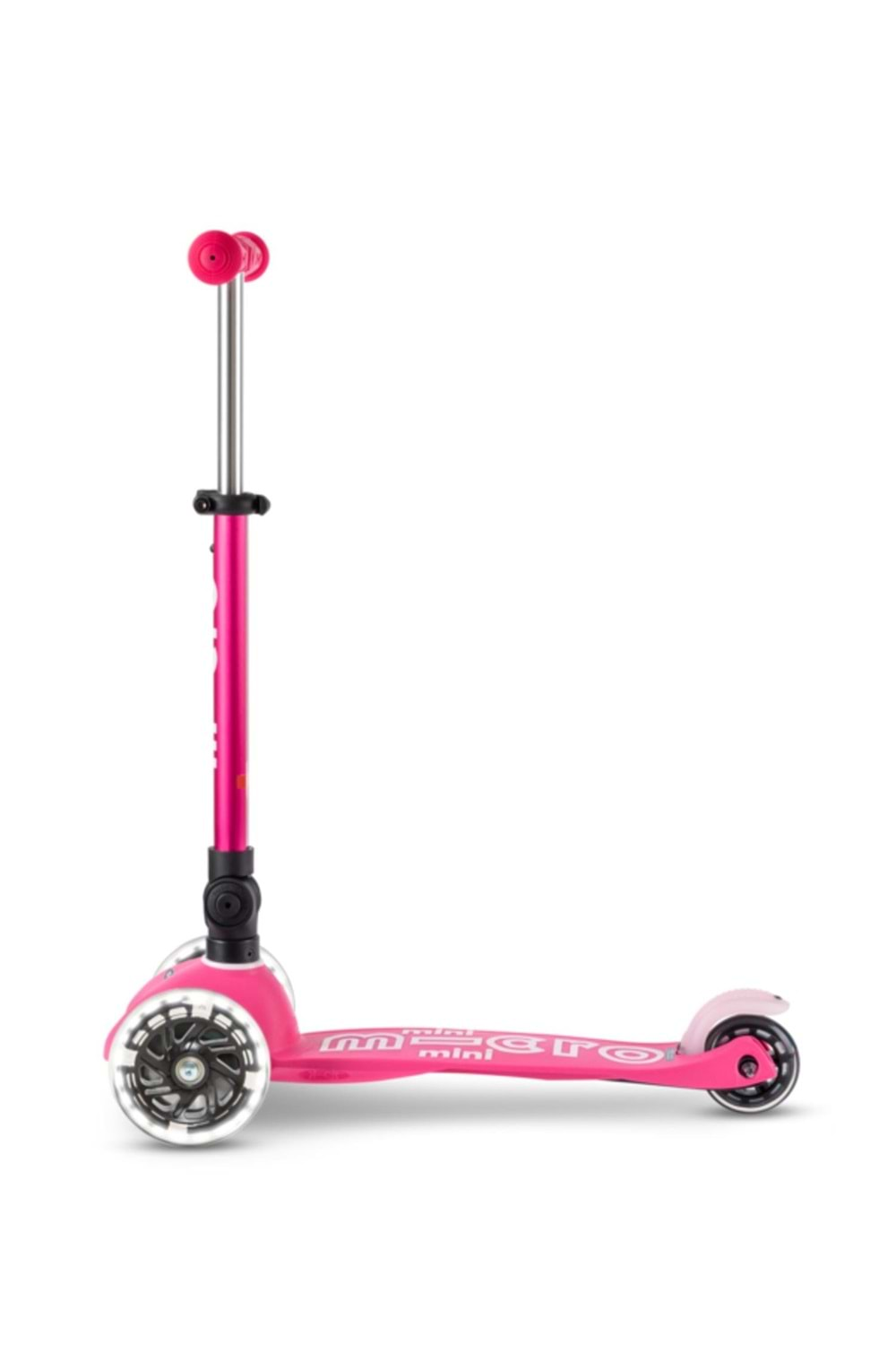 Micro Scooter Mini Deluxe Foldable Pembe Işıklı Teker MMD197