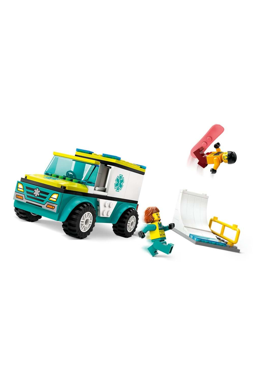 Lego City Acil Ambulansı ve Snowboardcu 60403