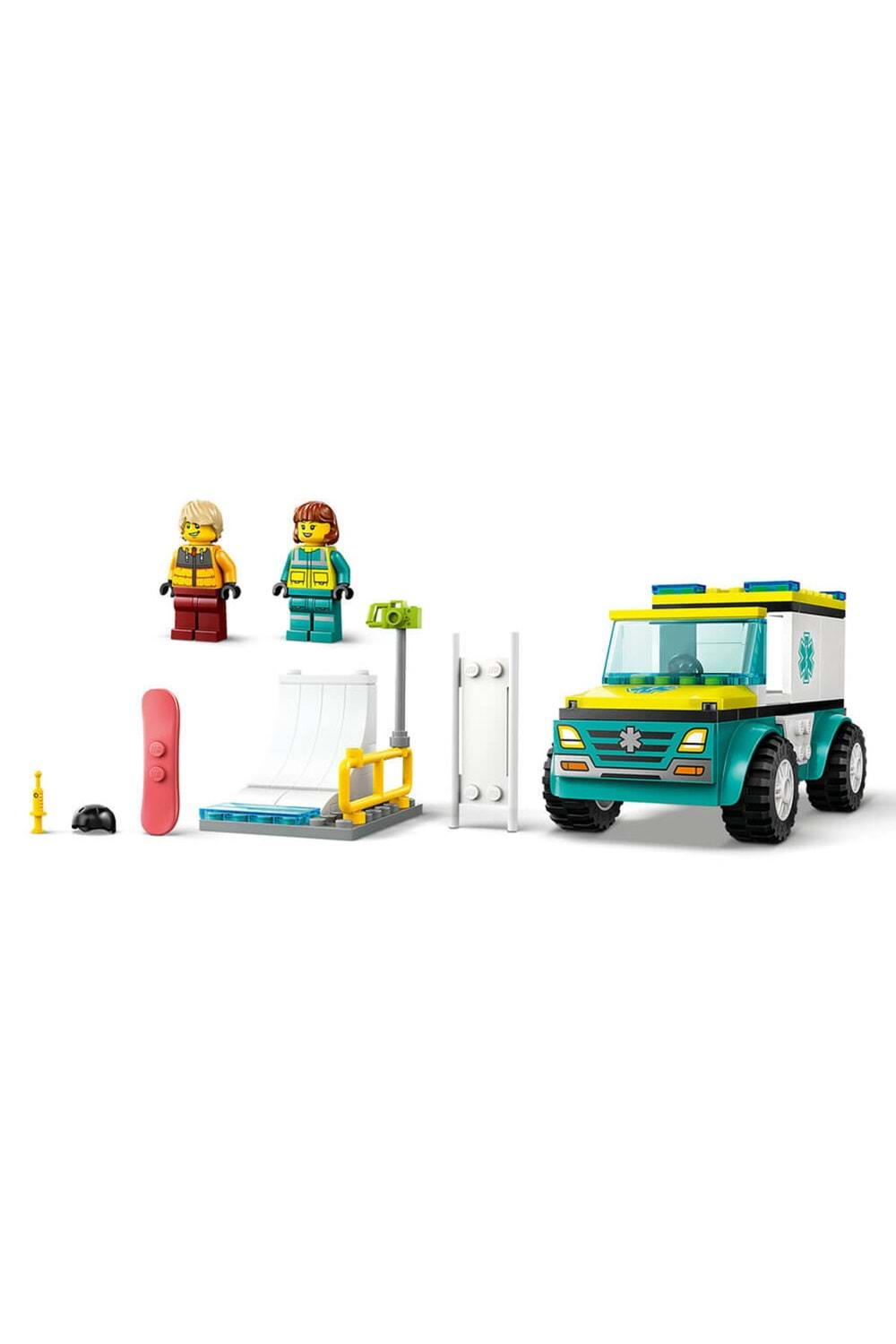 Lego City Acil Ambulansı ve Snowboardcu 60403