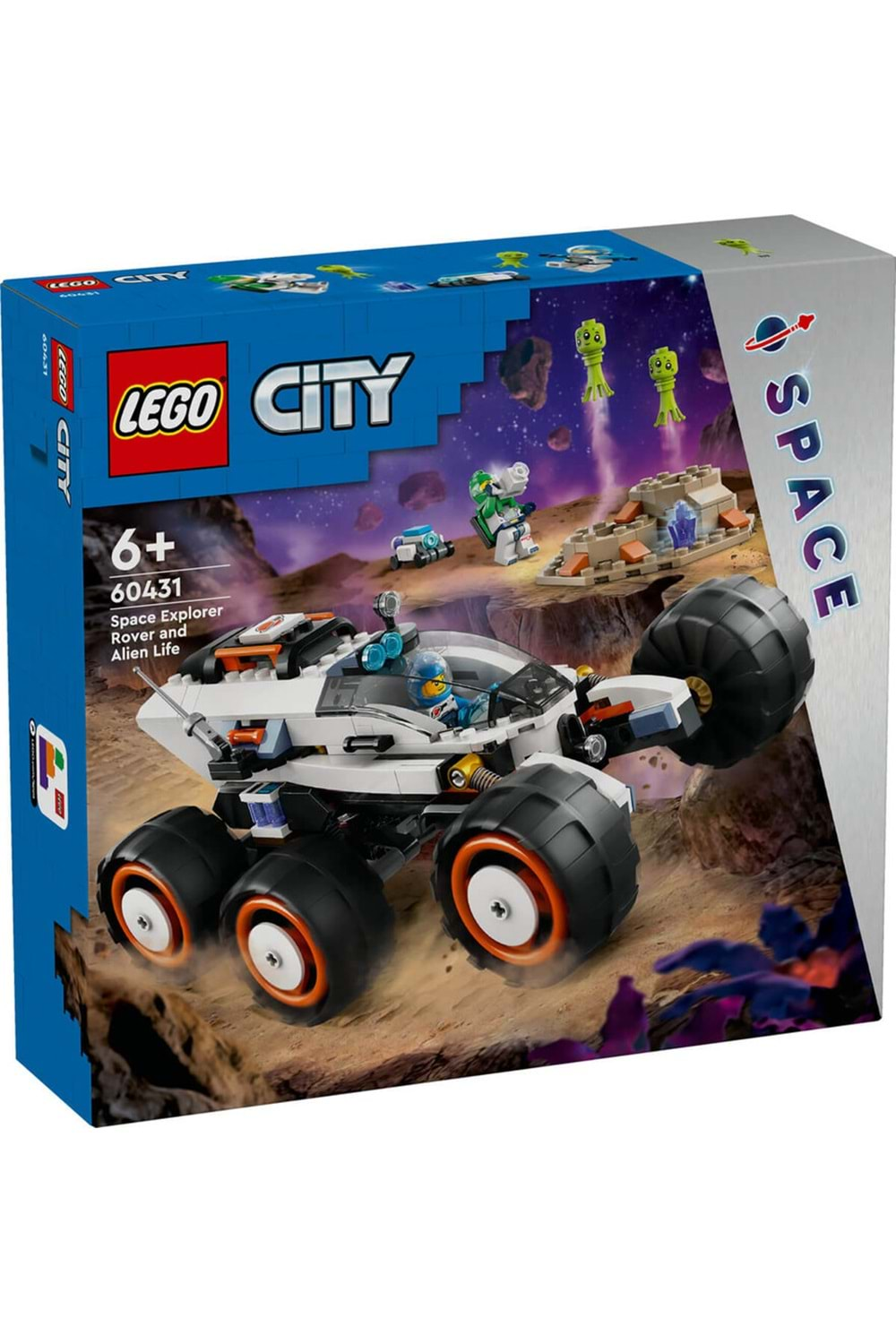 Lego City Uzay Keşif Robotu ve Uzaylı Canlı 60431