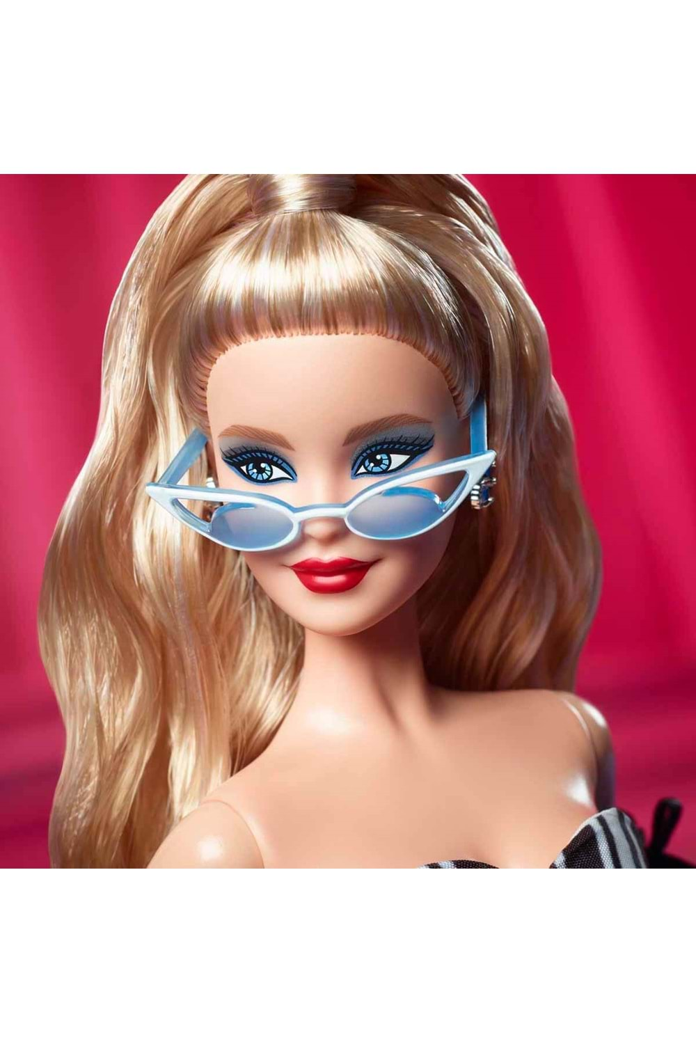 Barbie Mavi Safir 65. Yıl Dönümü Bebeği HRM58