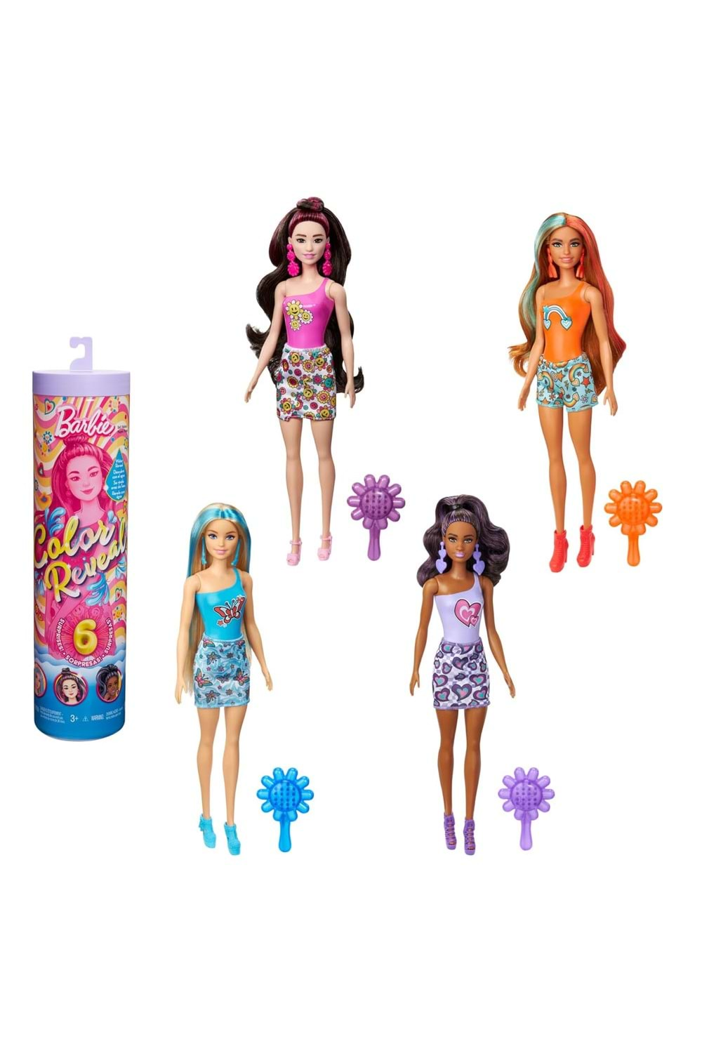 Barbie Color Reveal Sürpriz Barbie Gökkuşağı HRK06