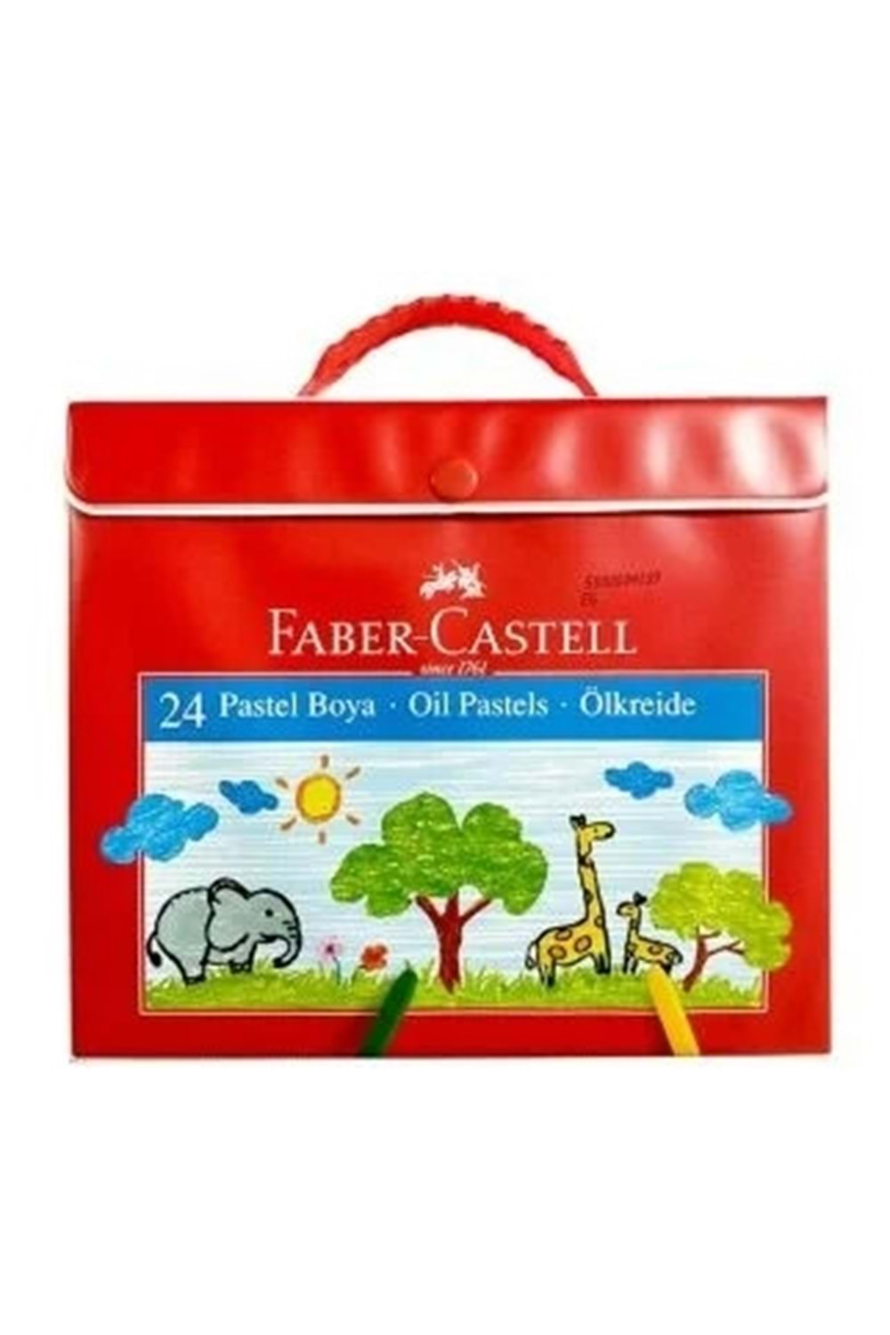 Faber Castell Çantalı Pastel Boya 24 lü