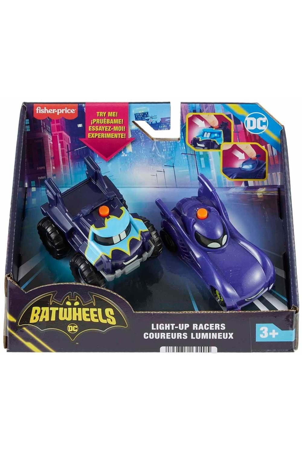 Batwheels Işıklı Yarışçılar Bam & Buff HML25