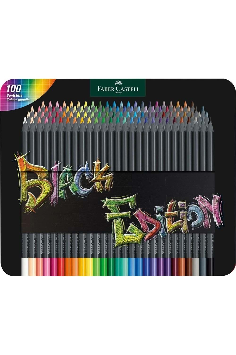 Faber Castell Black Edition Kuru Boya 100 lü 116490