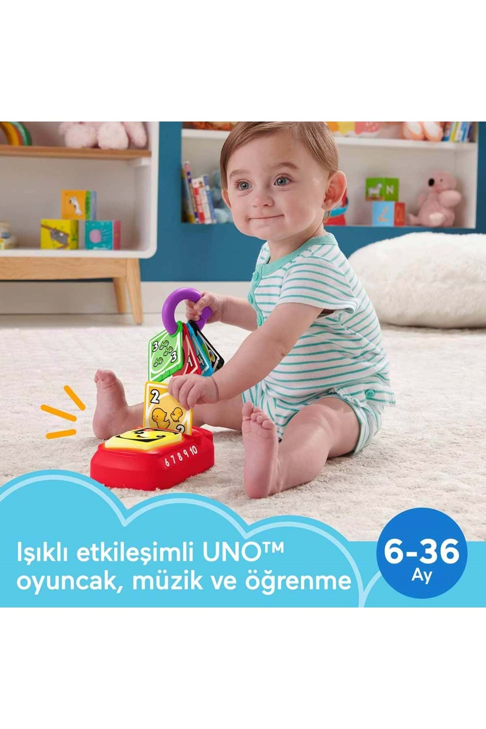 Fisher Price Saymayı ve Renkleri Öğreten UNO HWH16