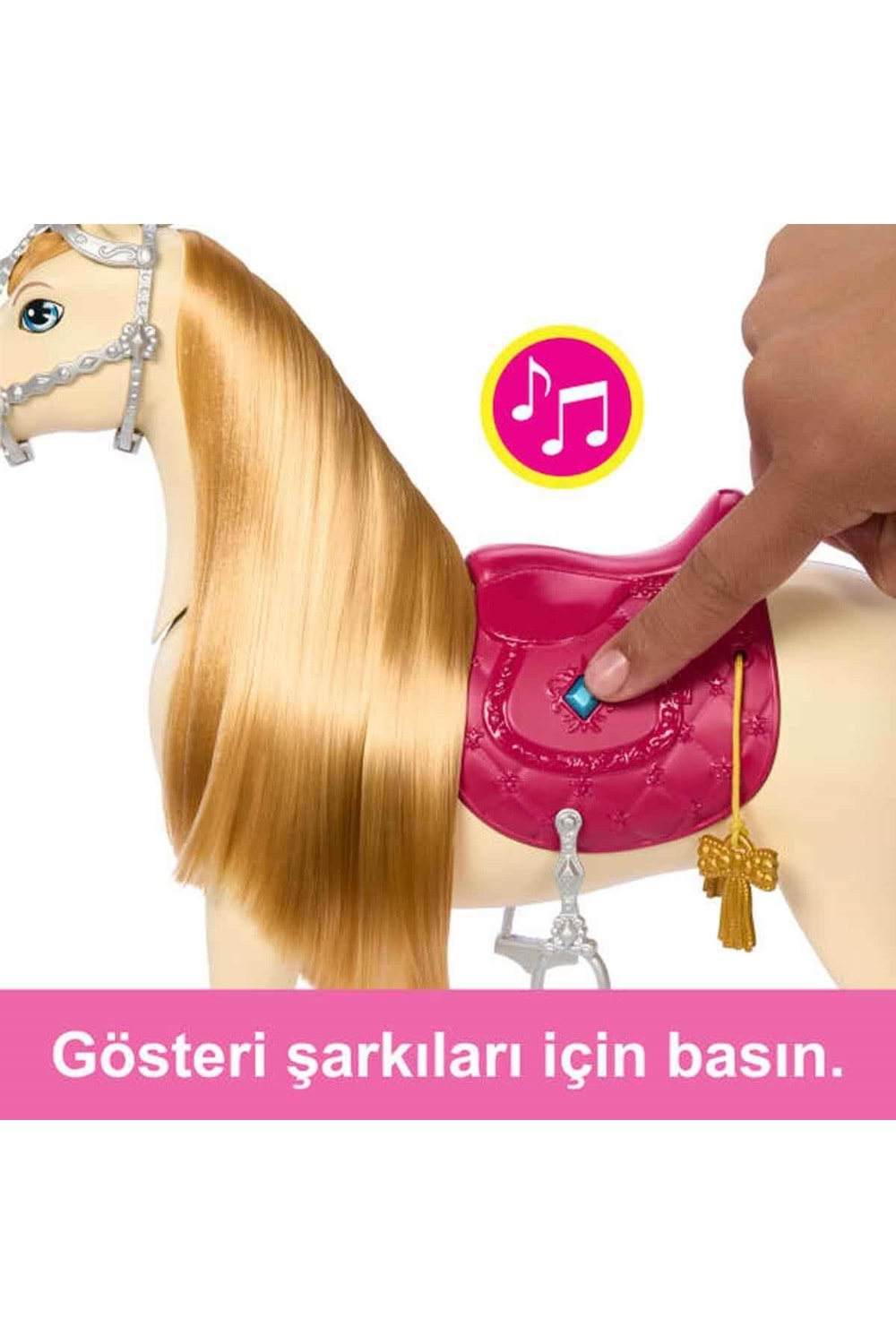 Barbie Gizemleri Büyük At Kovalamacası Dans ve Gösteri Atı HXJ42