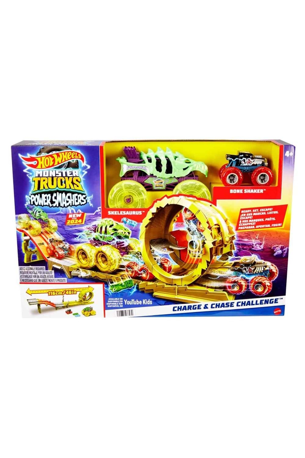 Hot Wheels Monster Trucks Charge Chase Challenge HXT05