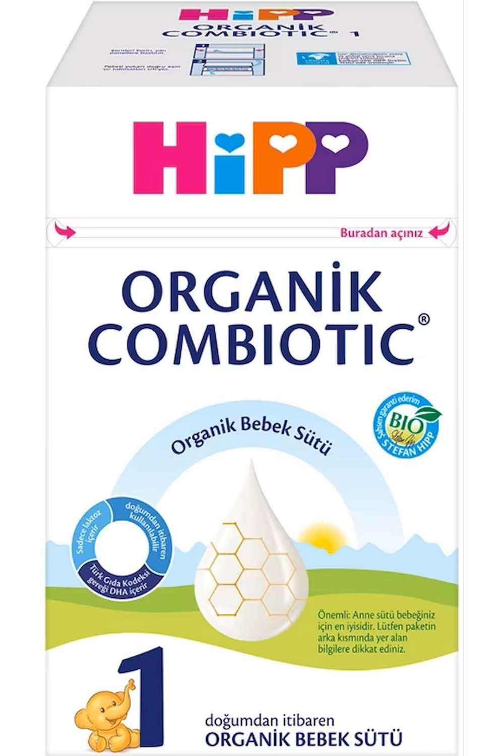 Hipp 1 Organik Devam Sütü Combiotic 600 gr 0 ay+