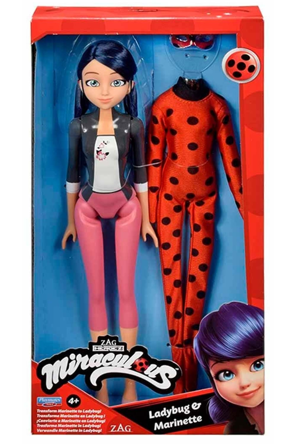 Miraculous Bebek Ladybug & Marinet 26 cm MRA52101