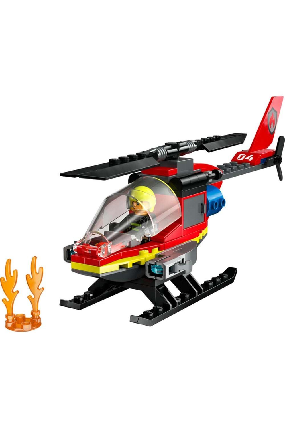 Lego City İtfaiye Kurtarma Helikopteri 60411