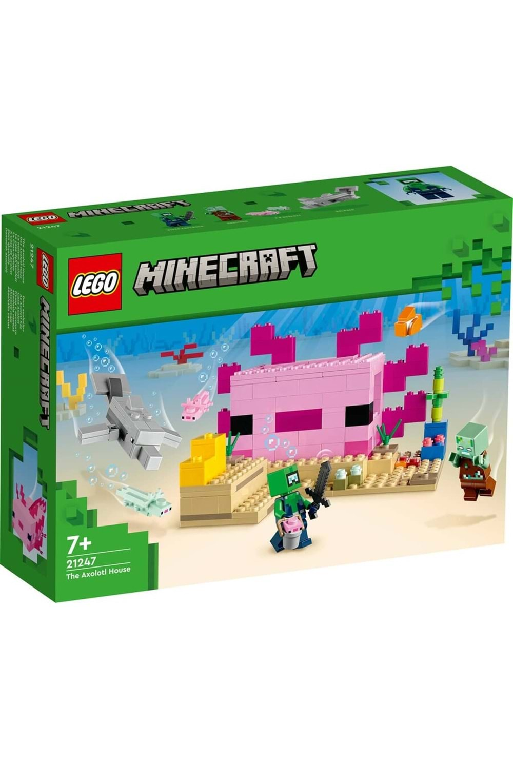 Lego Minecraft Aksolotl Evi 21247