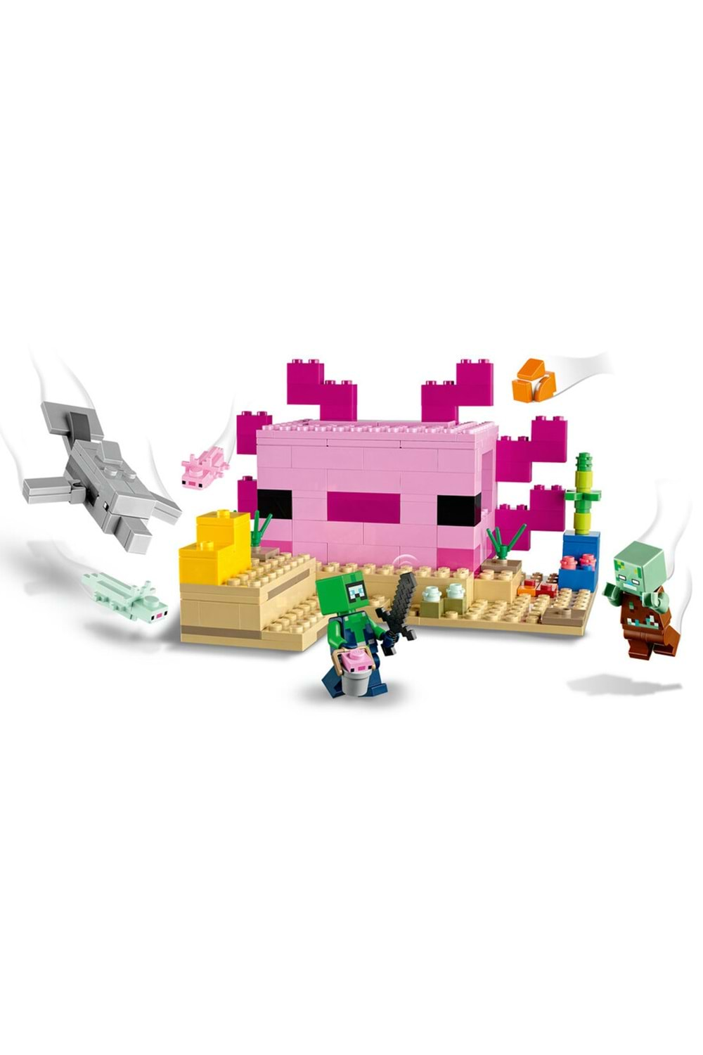 Lego Minecraft Aksolotl Evi 21247