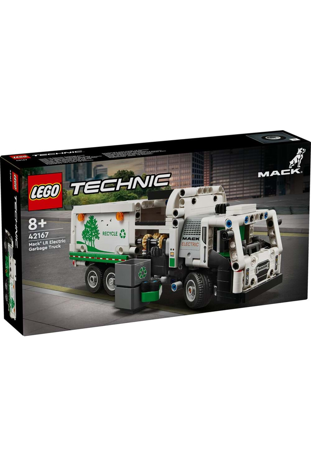 Lego Technic Mack LR Electric Çöp Kamyonu 42167