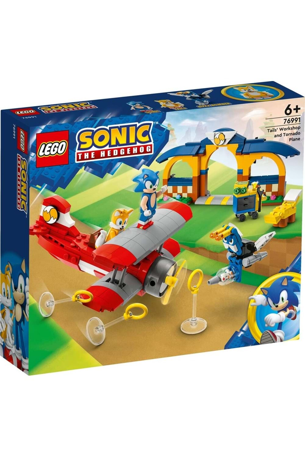 Lego Sonic Tails'in Atölyesi ve Tornado Uçağı 76991