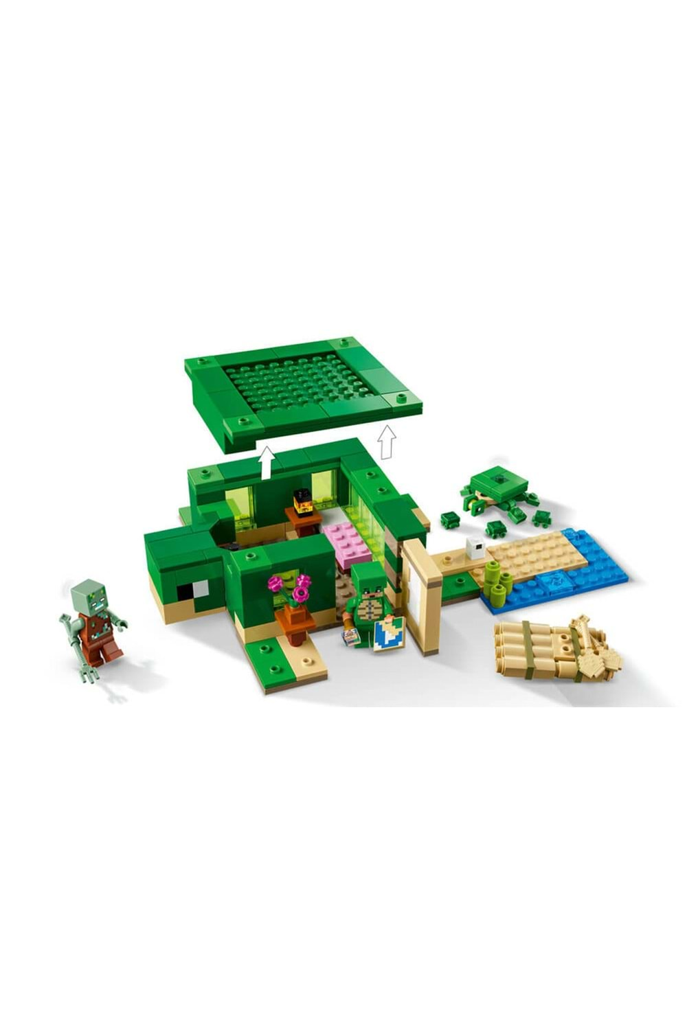 Lego Minecraft Kaplumbağa Plaj Evi 21254