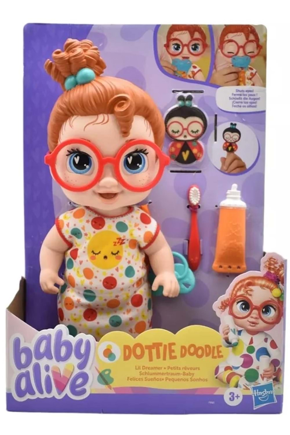 Baby Alive Kızıl Saçlı Uykucu Bebeğim F9965