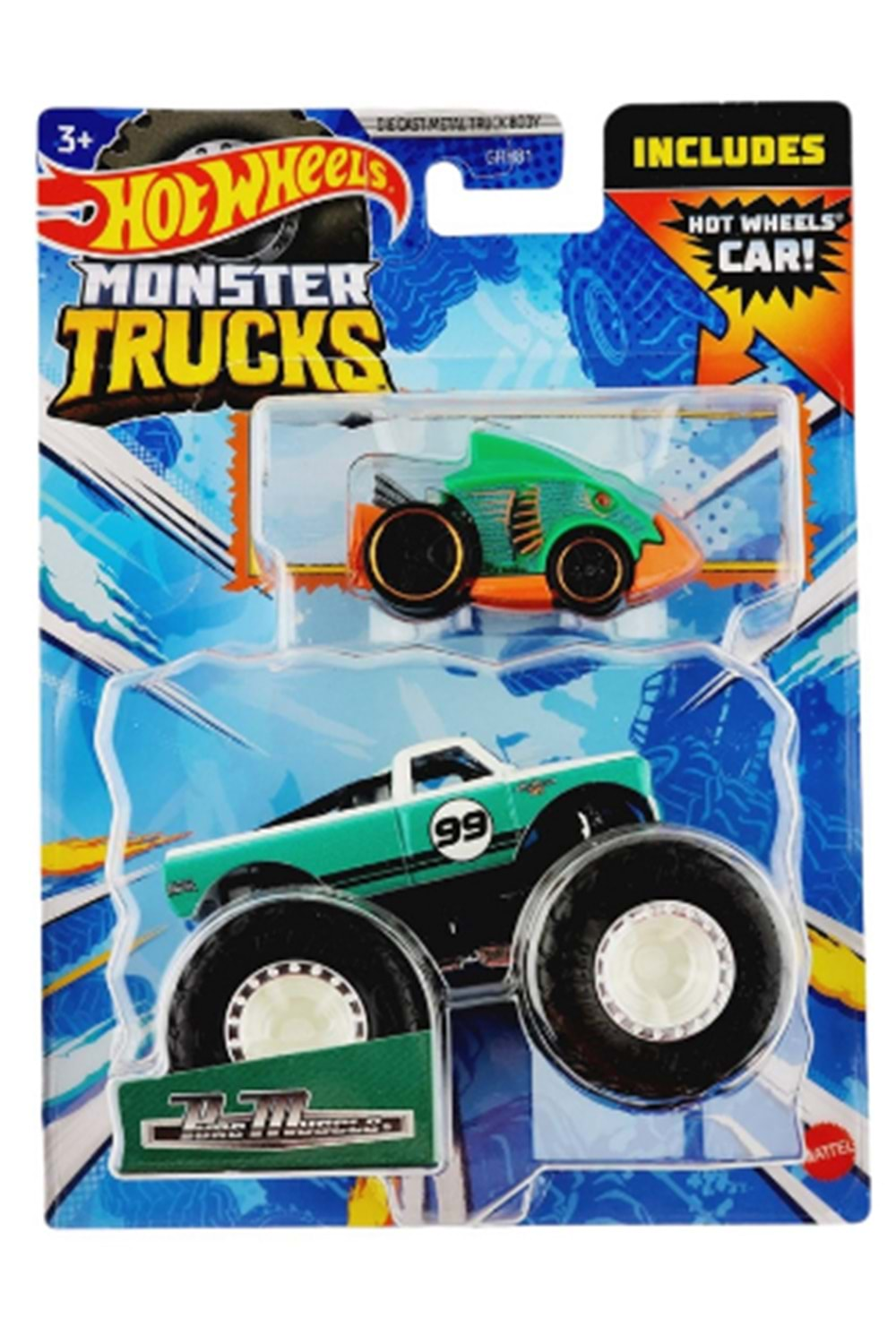 Hot Wheels Monster Trucks 1:64 Arabalar İkili Set GRH81