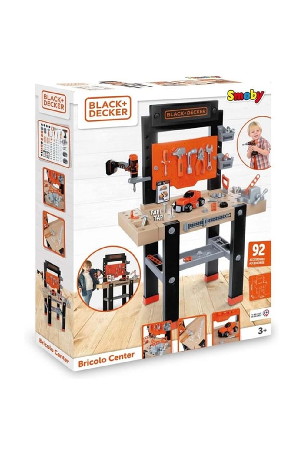 Smoby Black Decker Bricolo One Çalışma Tezgahı 360732