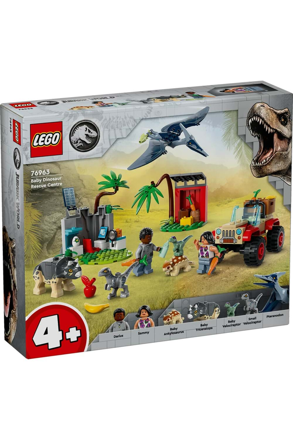 Lego Jurassic World Yavru Dinozor Kurtarma Merkezi 76963