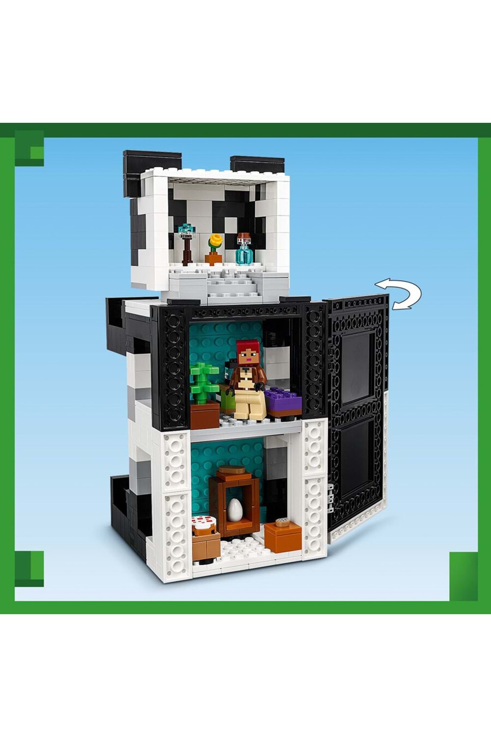 Lego Minecraft Panda Barınağı 21245