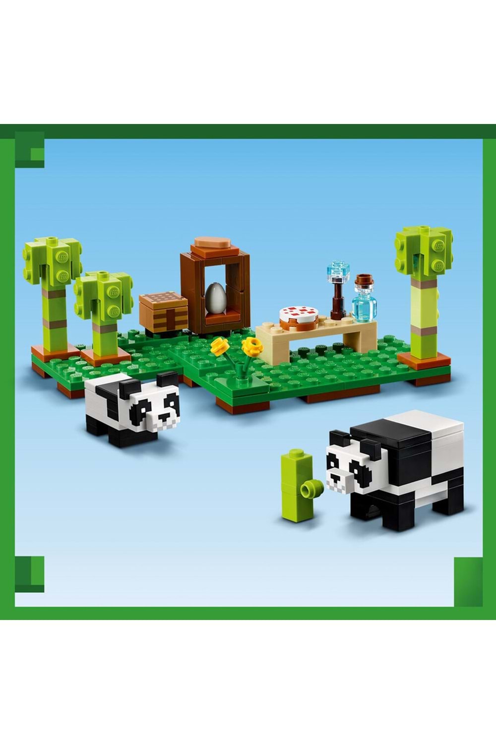 Lego Minecraft Panda Barınağı 21245
