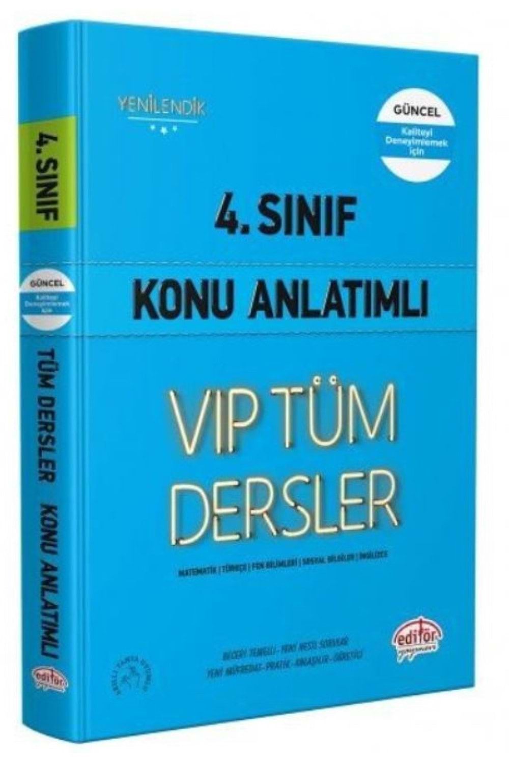 4. Sınıf Tüm Dersler Konu Anlatımlı Vip Mavi