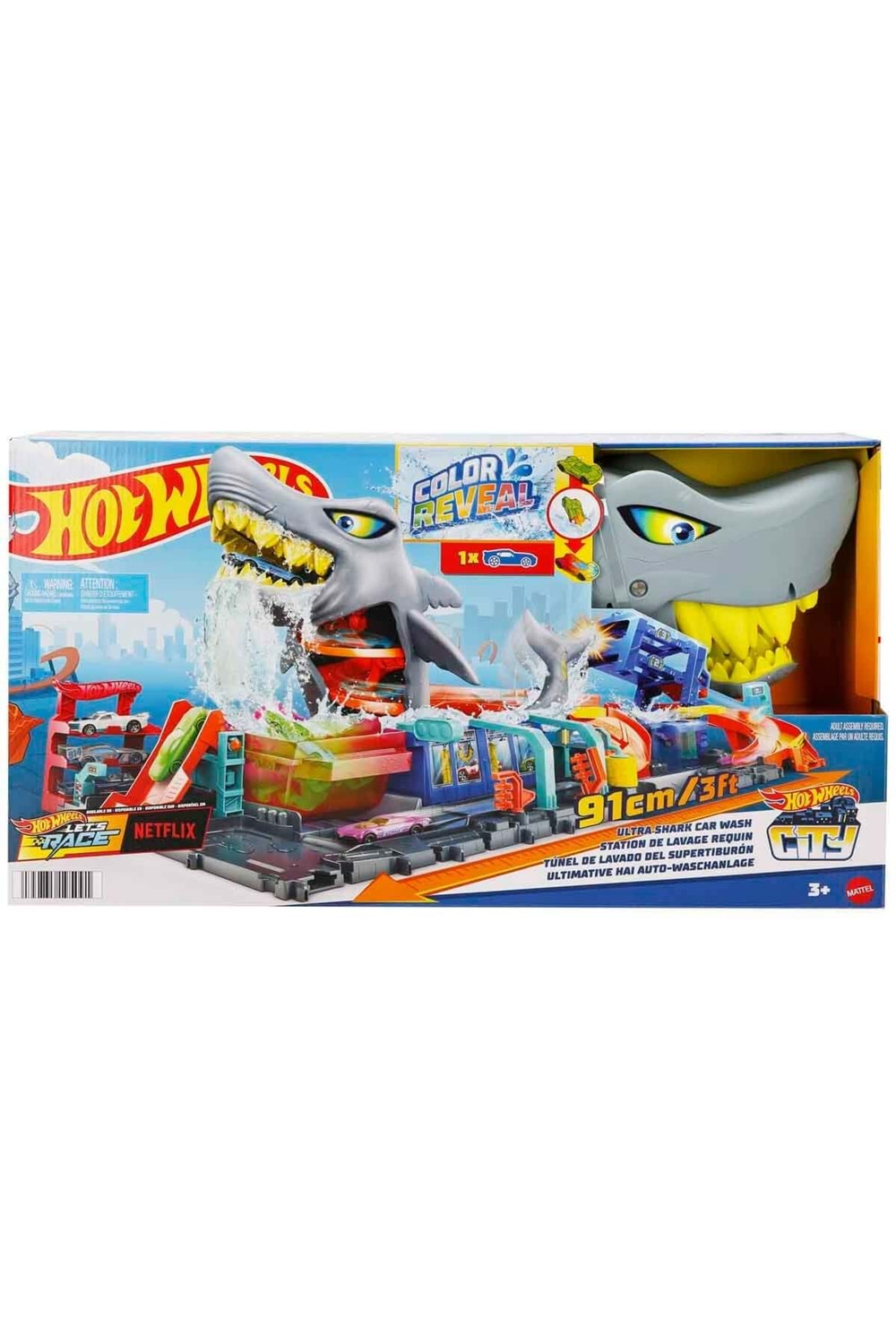 Hot Wheels Muhteşem Köpek Balığı Araba Yıkama HTN82