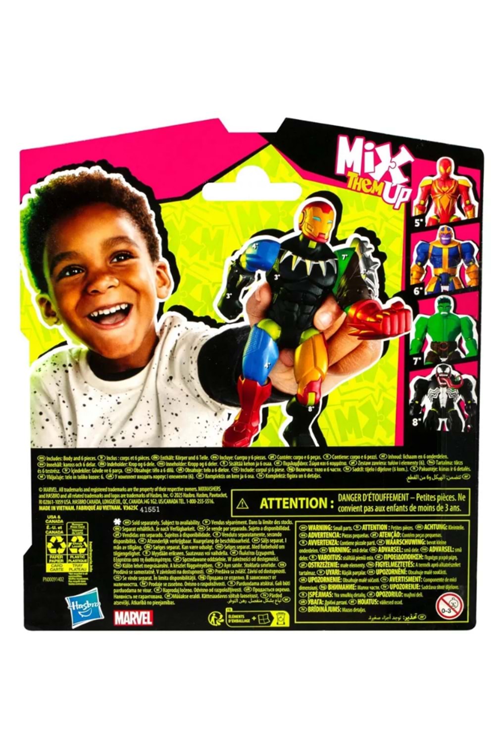 Marvel Avengers Mix Mashers Action Iron Man F9269