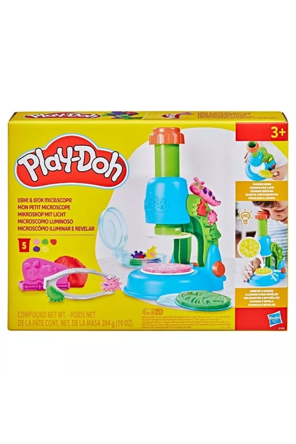 Play Doh Işıklı Mikroskop Oyun Seti G0494