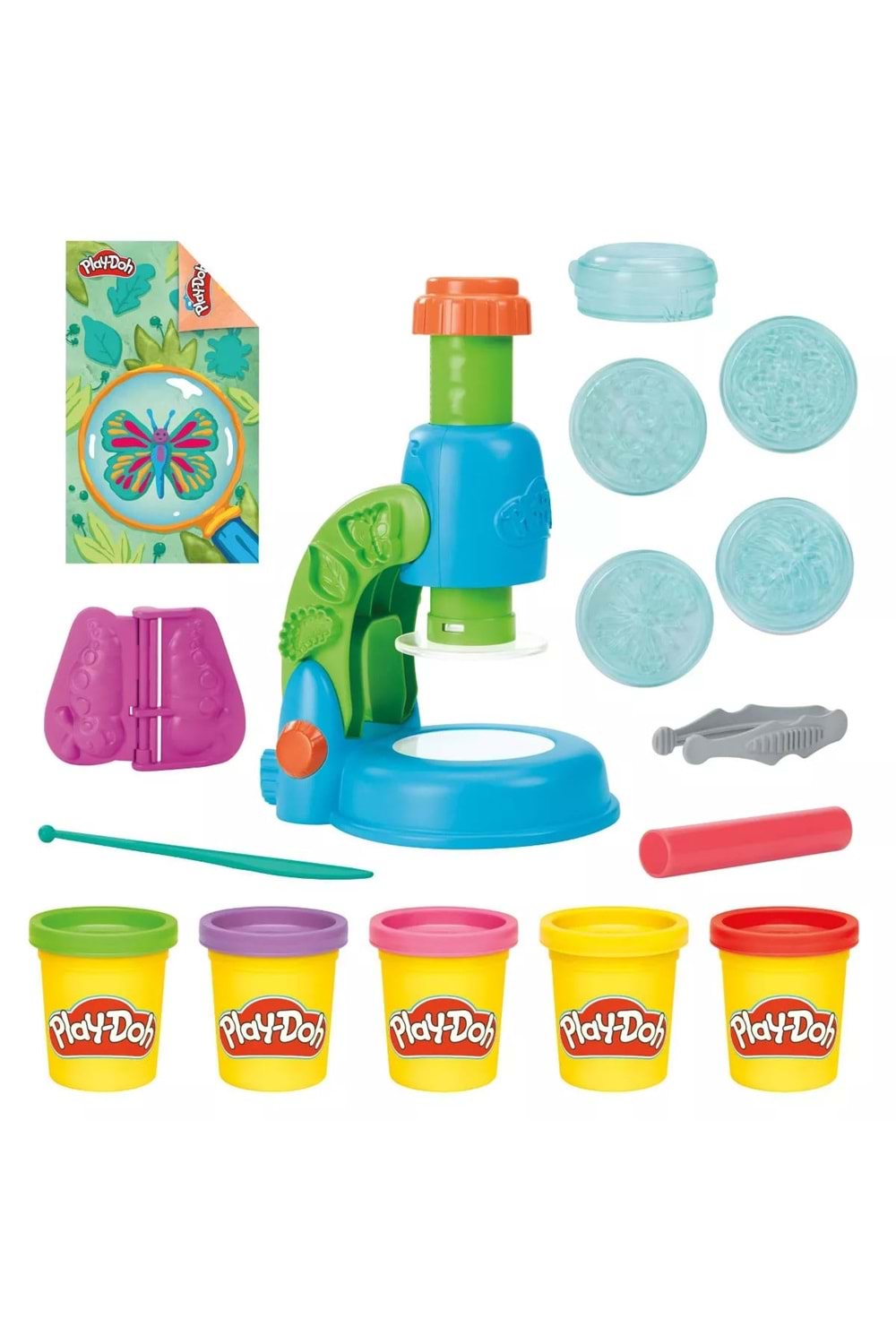 Play Doh Işıklı Mikroskop Oyun Seti G0494
