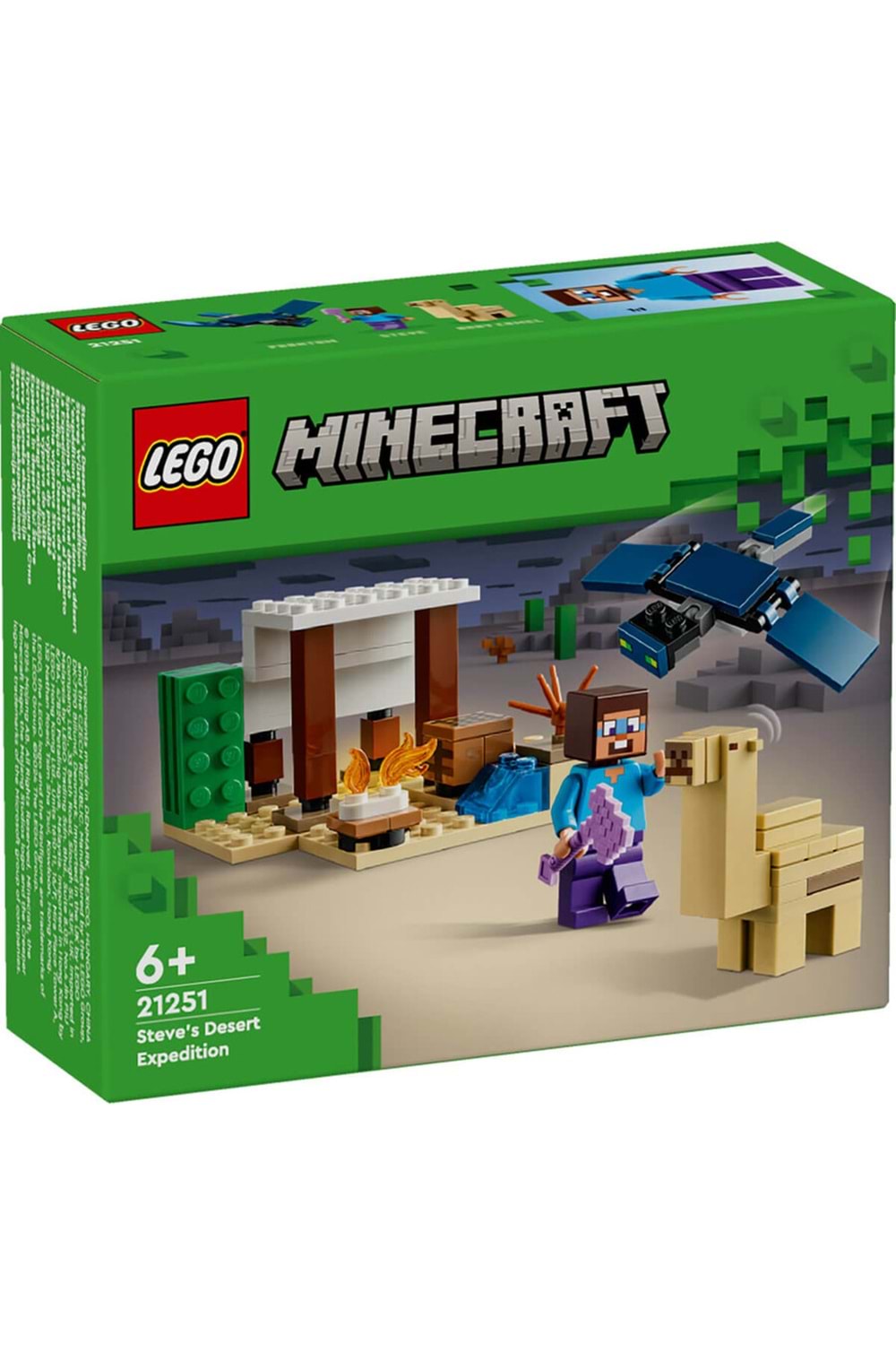 Lego Minecraft Steve'in Çöl Keşfi 21251